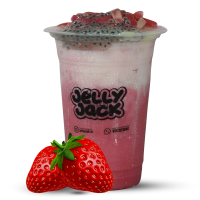 Strawberry Latte Jelly